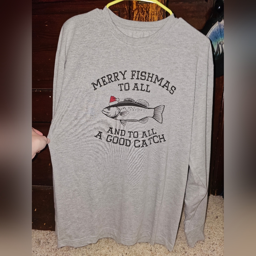 Christmas Fishing Shirt